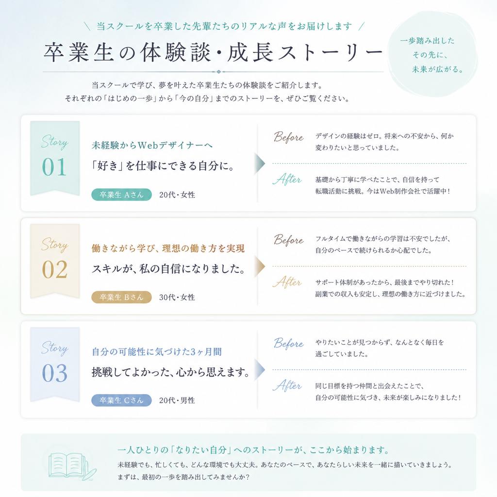 先輩たちの成功体験
