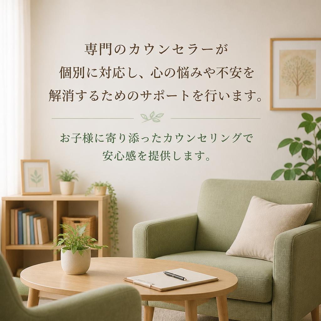 専門的なカウンセリングの実施