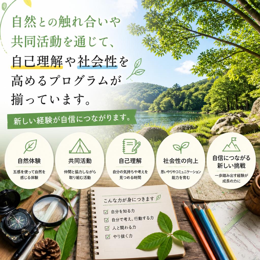 多様な体験を通じて自己理解を深める