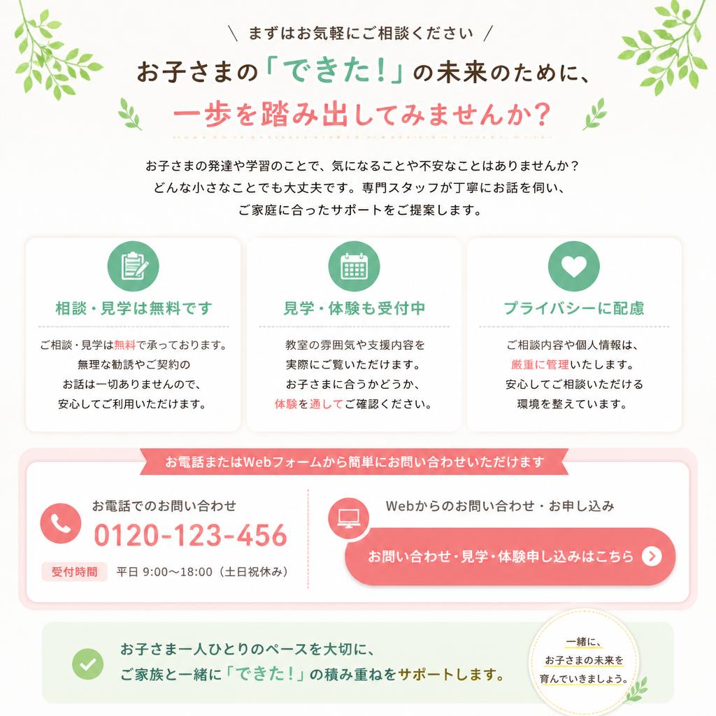 今すぐ行動を！