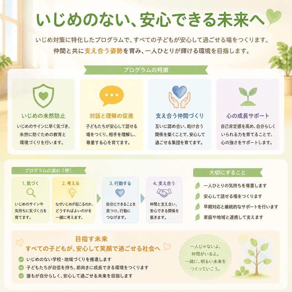 2. いじめに立ち向かう力を育てる